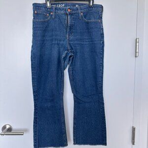 J.Crew Demi Boot Crop Jeans, Size 31